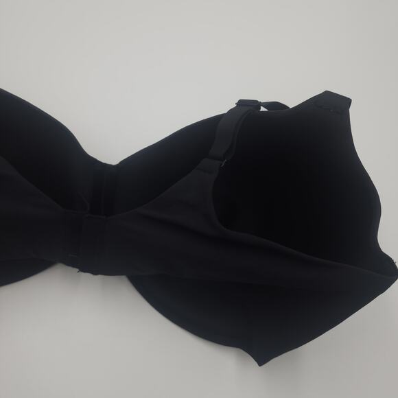 Skims Fits Everybody T Shirt Demi Bra in Onyx Size 44DDDD - Picture 4 of 7